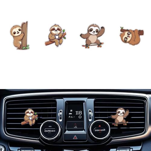 Sloth Air Freshener Clips