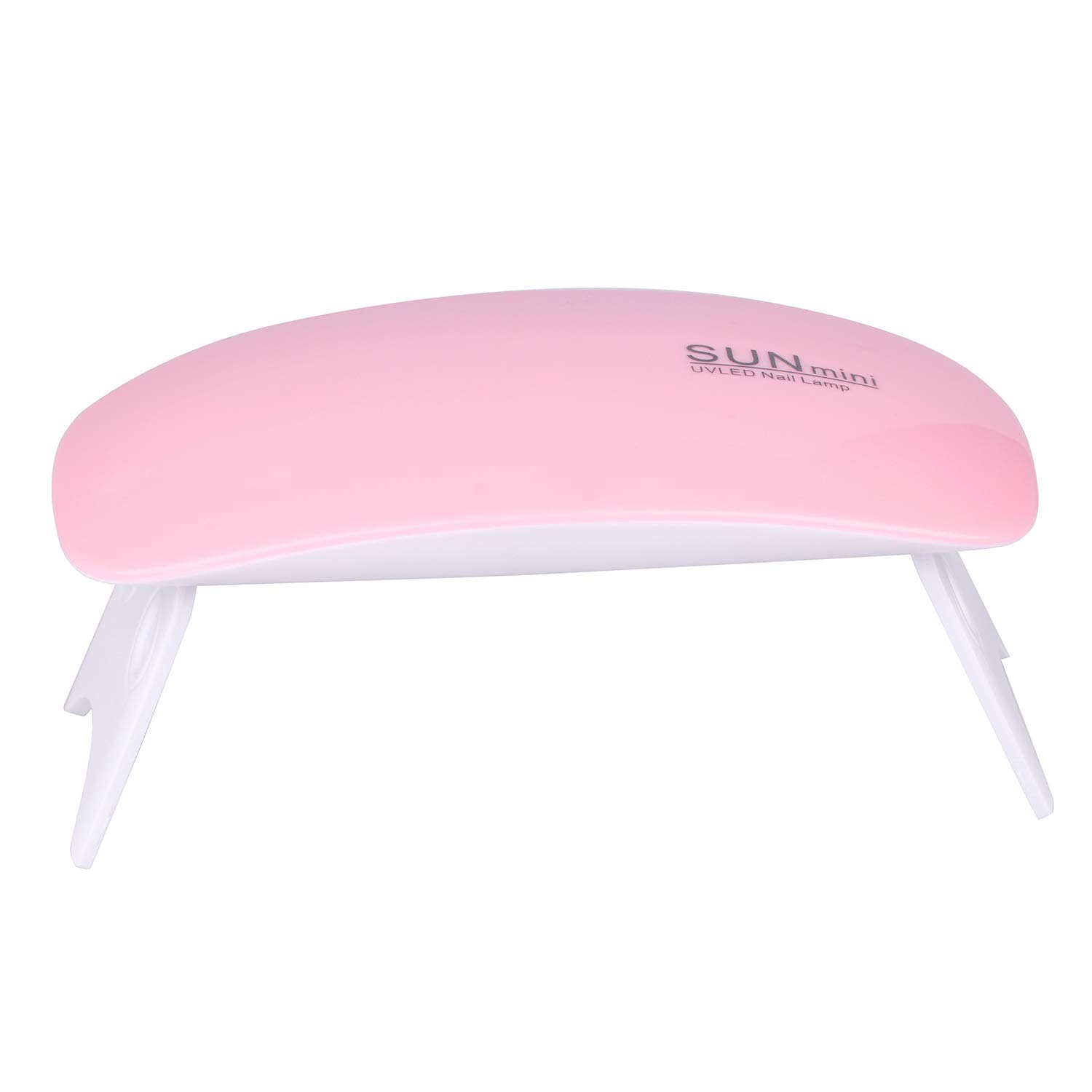 Foldable LED UV Nail Dryer Lamp - Pink for Gel Polish | Home & Salon Use