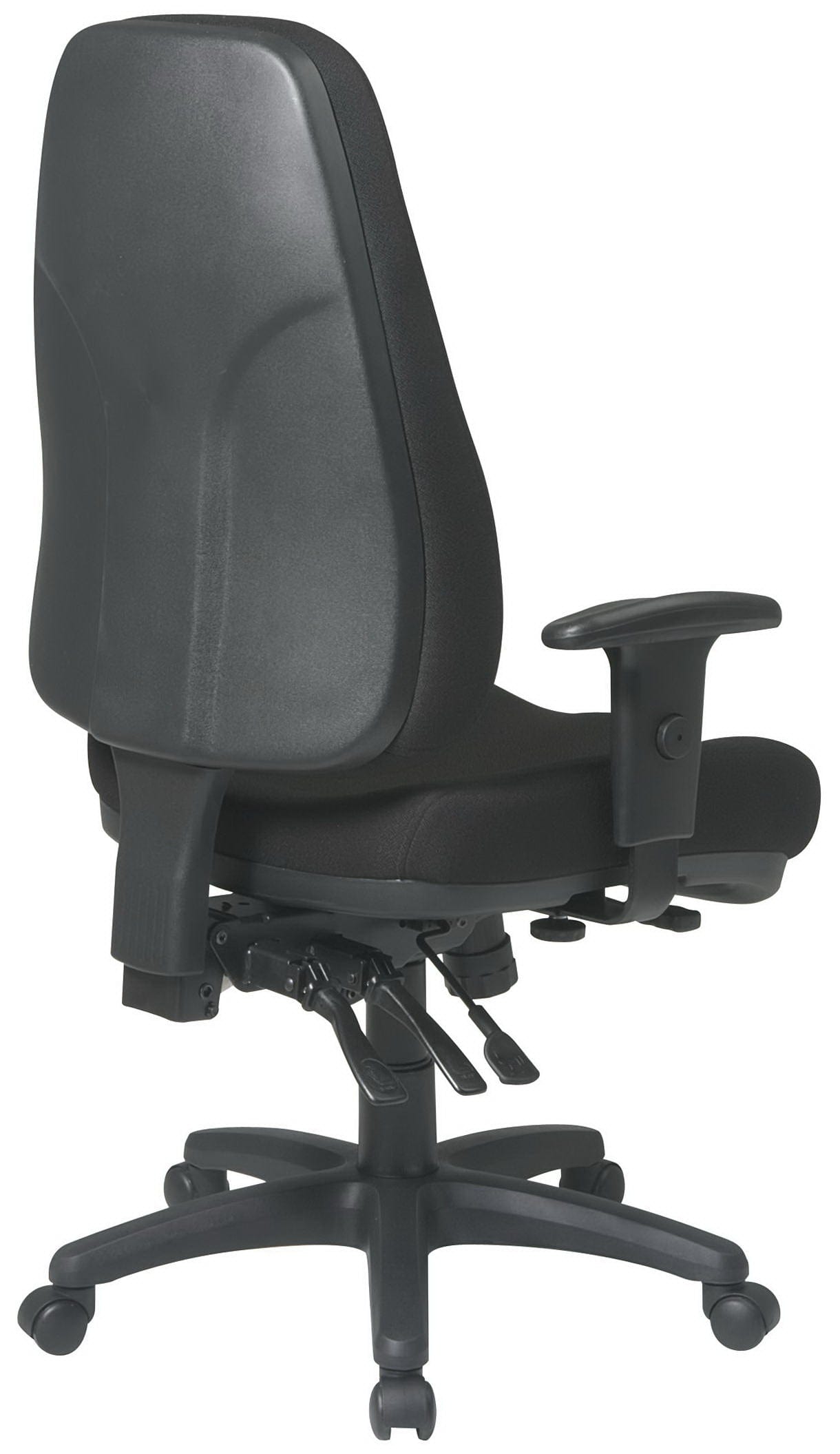 Office Star Work Smart Multi-Function Ergonomic Task Chair [2907] - Adjustable Height & Lumbar Support for Home Office & Workspace Comfort