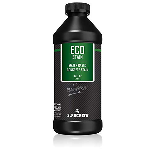 Water-Based Concrete Stain in Pewter - 32 Oz for Driveways, Patios & Floors | Eco-Friendly & Durable Finish