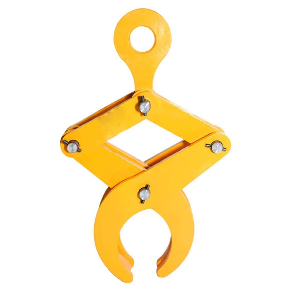 Heavy Duty Round Steel Pipe Clamp - 1 Ton Capacity Beam Hanger for Horizontal Lifting of Steel Pipes, Round Pipes & Cement Pipes - Perfect for Construction, Roofing & Industrial Material Handling