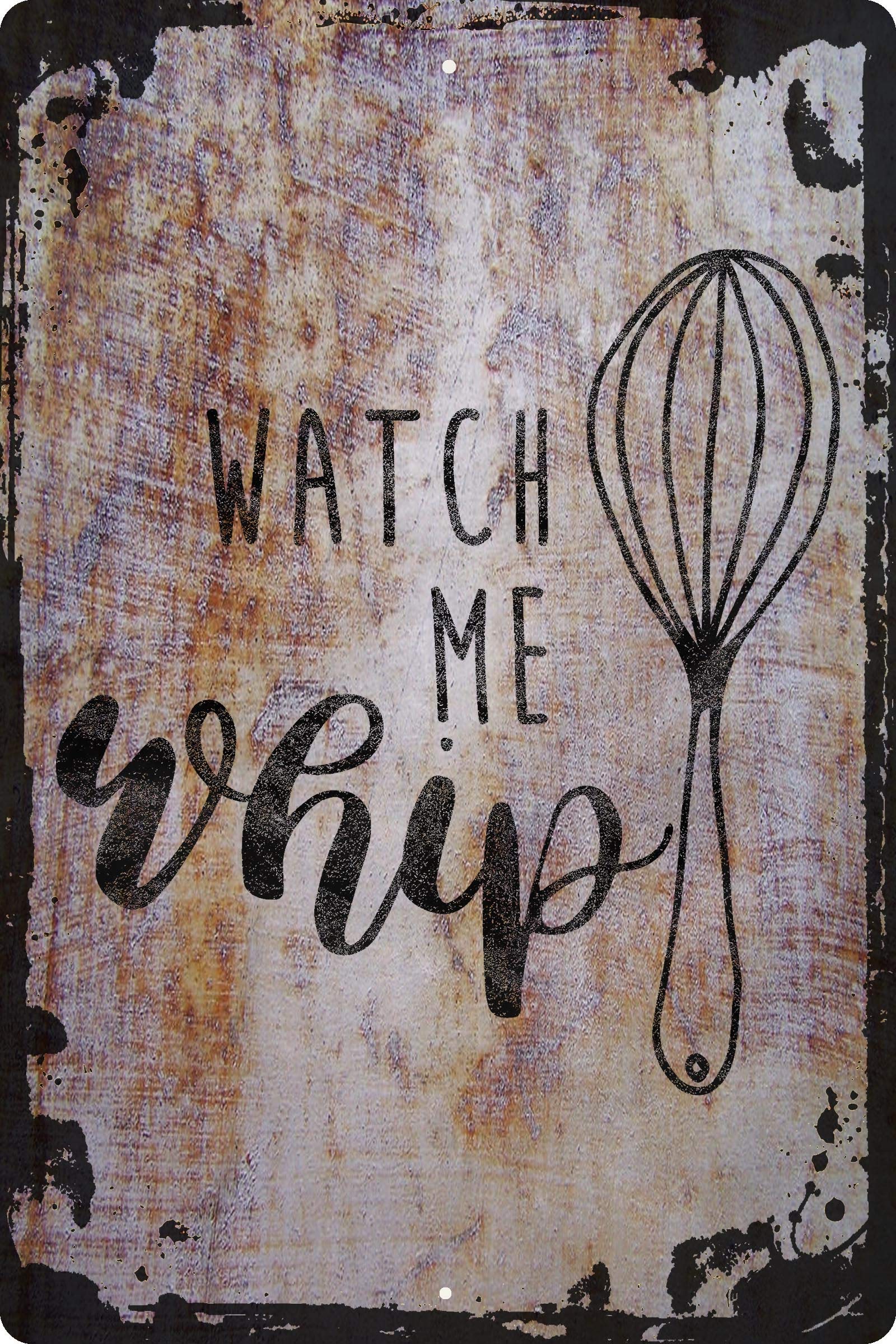 Funny Whisk Kitchen Utensil Wall Art - 12x18 Inch Chef Life Cooking Decor | Humorous Gift for Bakers & Cooks | Perfect for Kitchen, Restaurant & Home Decor