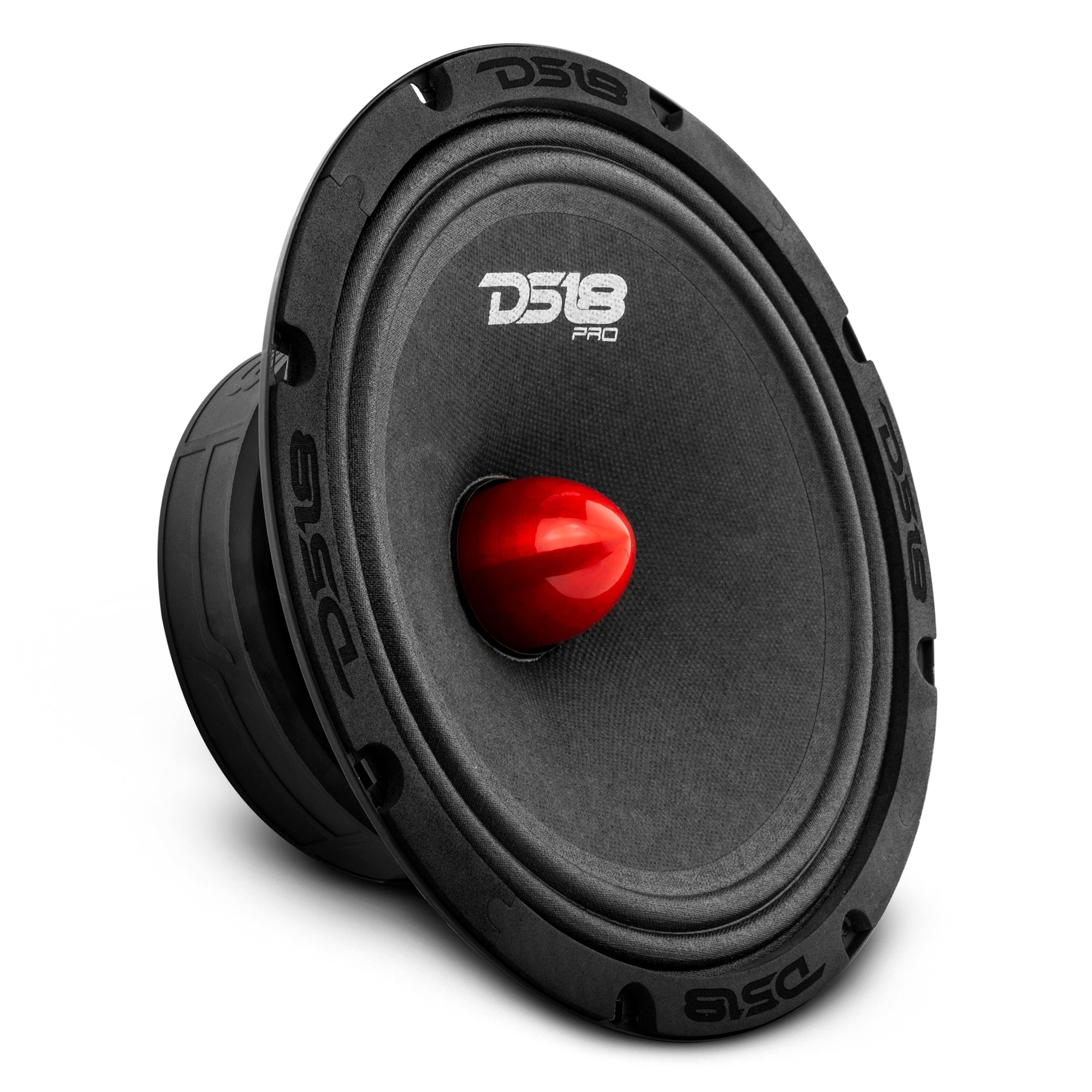DS18 PRO GM8B 8 Inch 580W 8 Ohm Mid Range Loudspeaker with Bullet Tweeter - High Performance Car Audio Speaker for Trucks, SUVs, and Off-Road Vehicles