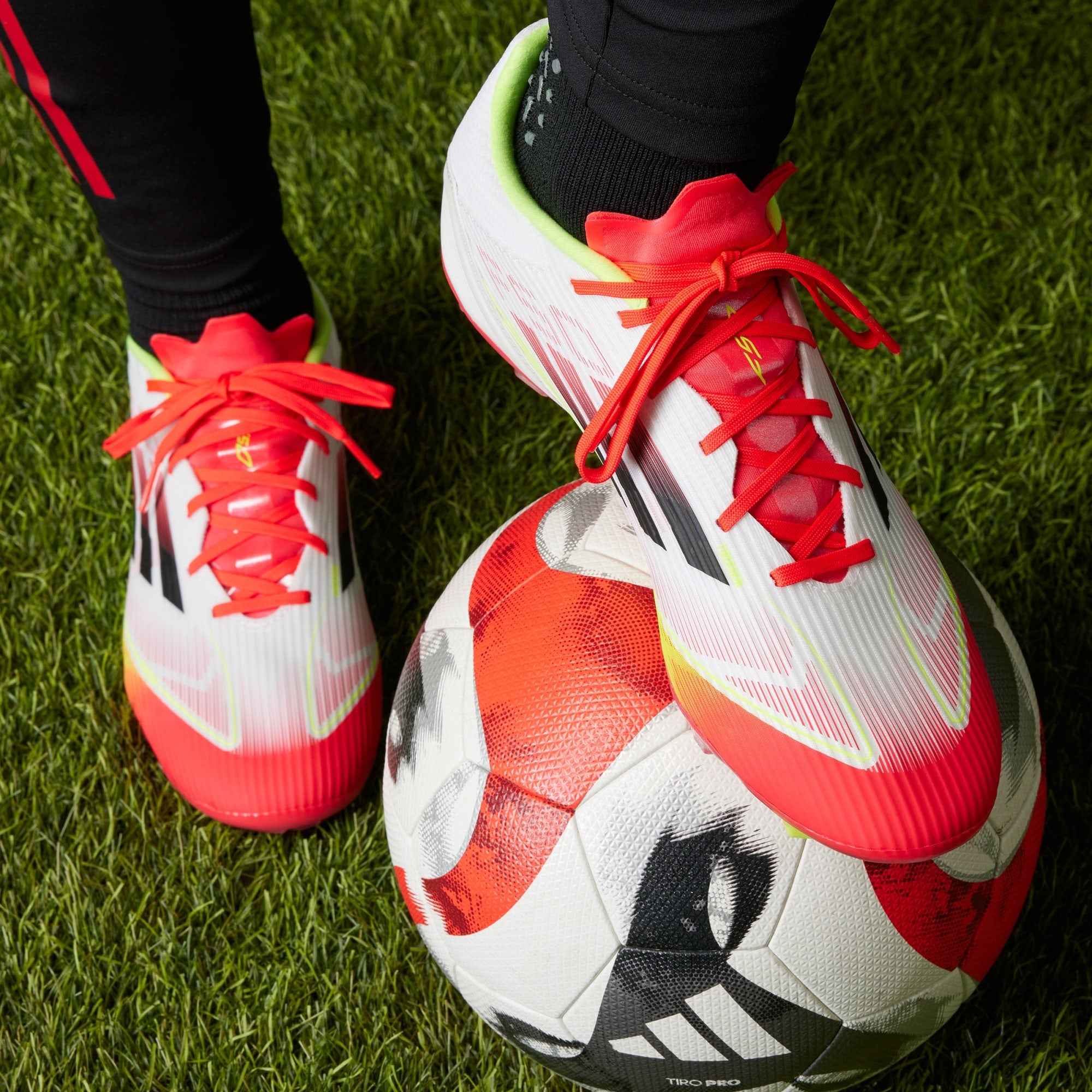 Adidas Men's F50 P3 League White/Black Football Cleats - Lightweight Soccer Shoes for Training & Matches