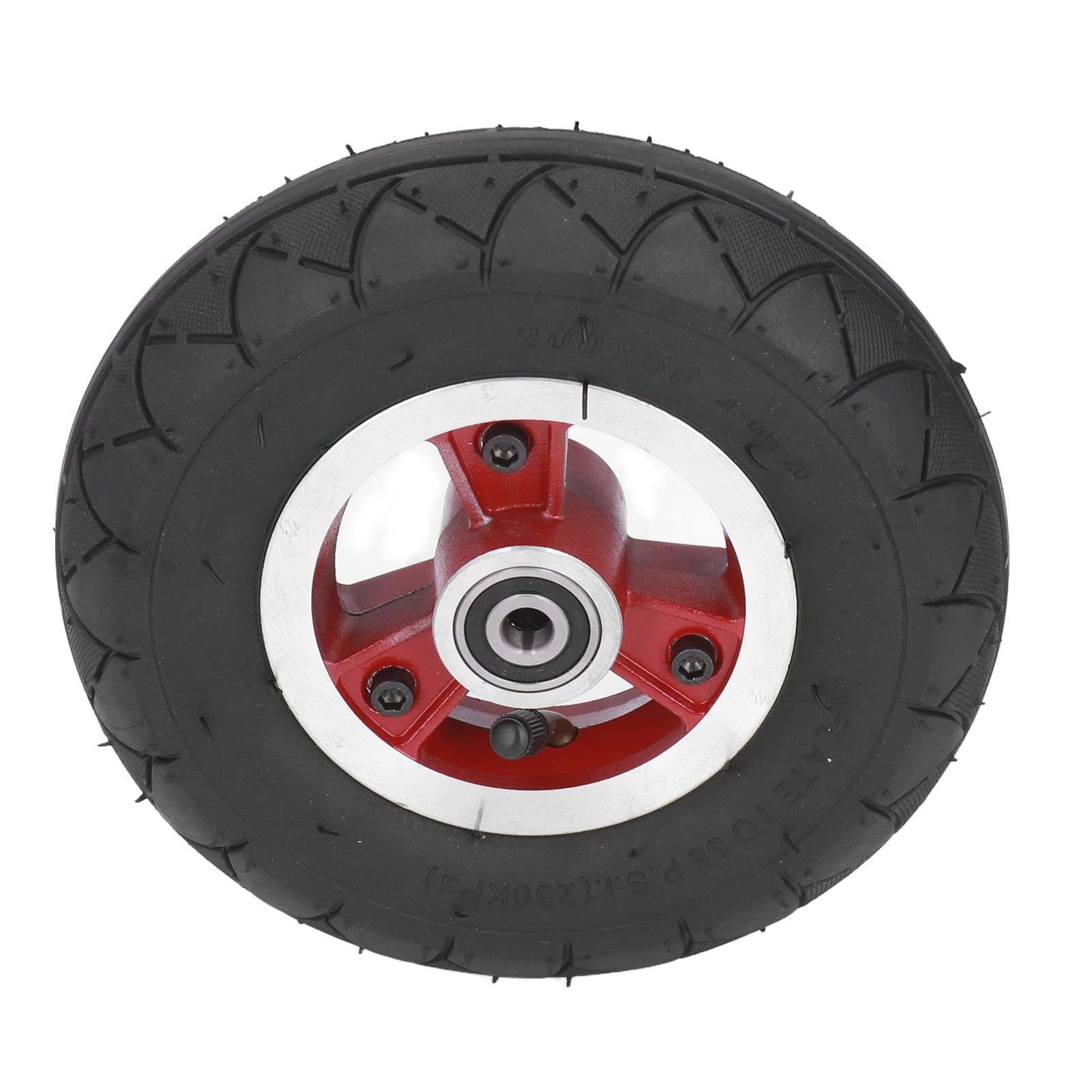8 Inch Electric Scooter Solid Wheels - 200x50mm Explosion-Proof Non-Skid Tires with Alloy Hub - Perfect for Commuting, Campus Travel & Urban Mobility