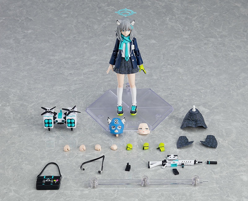Blue Archive Shiroko Sunaookami Figma #567 Action Figure - Perfect for Anime Collectors, Display, and Cosplay