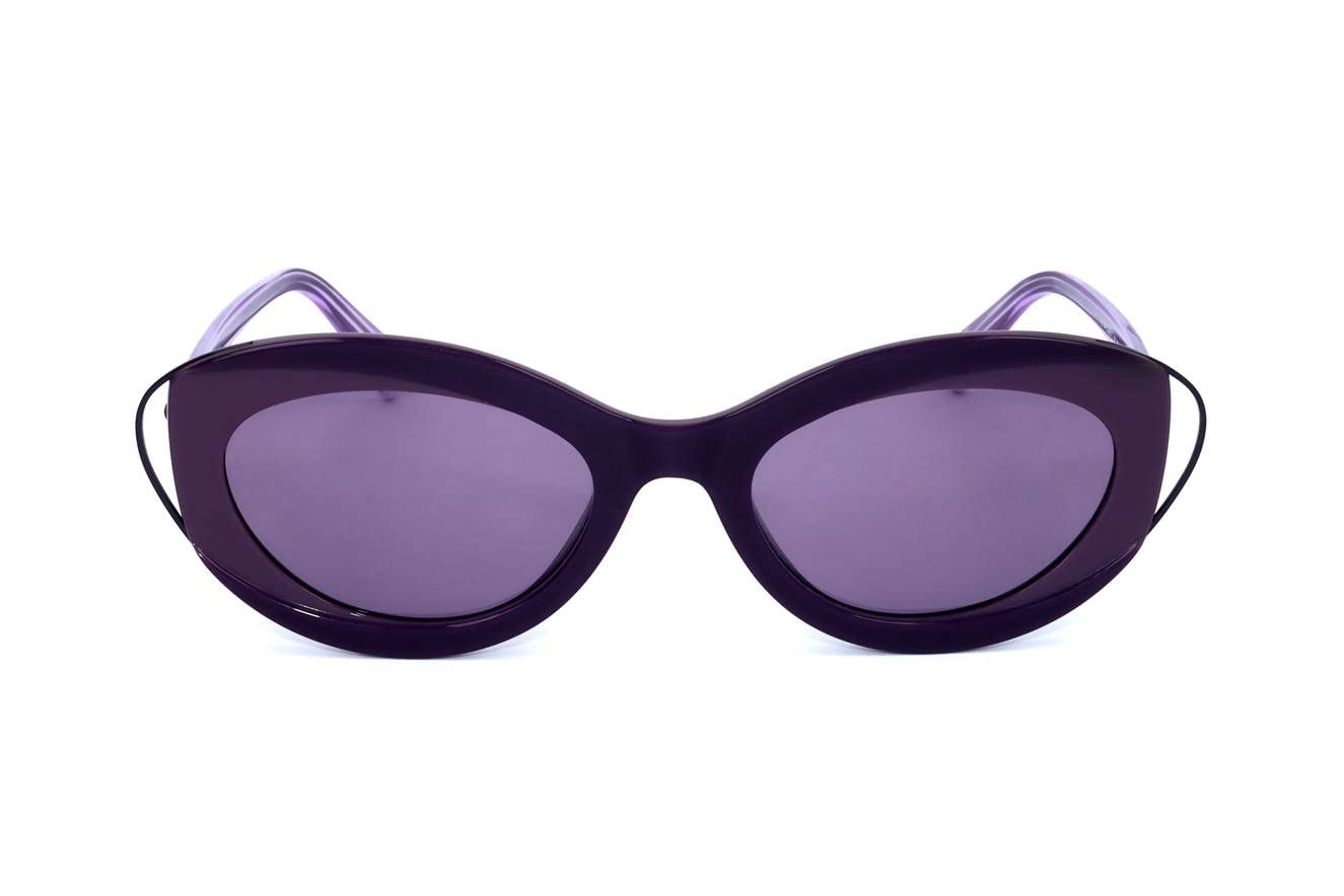 Polarized Fashion Sunglasses for Women - SPL9380GBC UV Protection Violet Lens Police Style - Perfect for Driving, Beach & Outdoor Activities