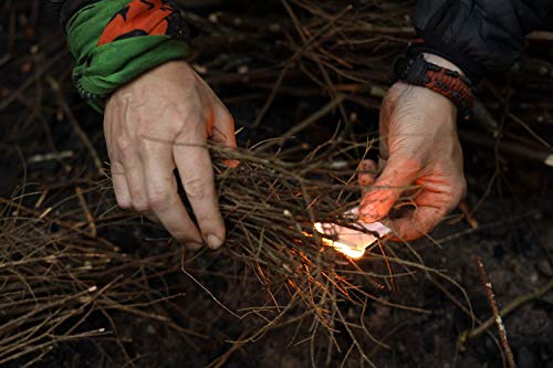 Spartan Fire XL EDC Tinder - Waterproof Fire Starter for Camping, Survival, Hiking & Outdoor Adventures | Emergency Fire Starter Kit for Bushcraft, Backpacking & Wilderness Survival