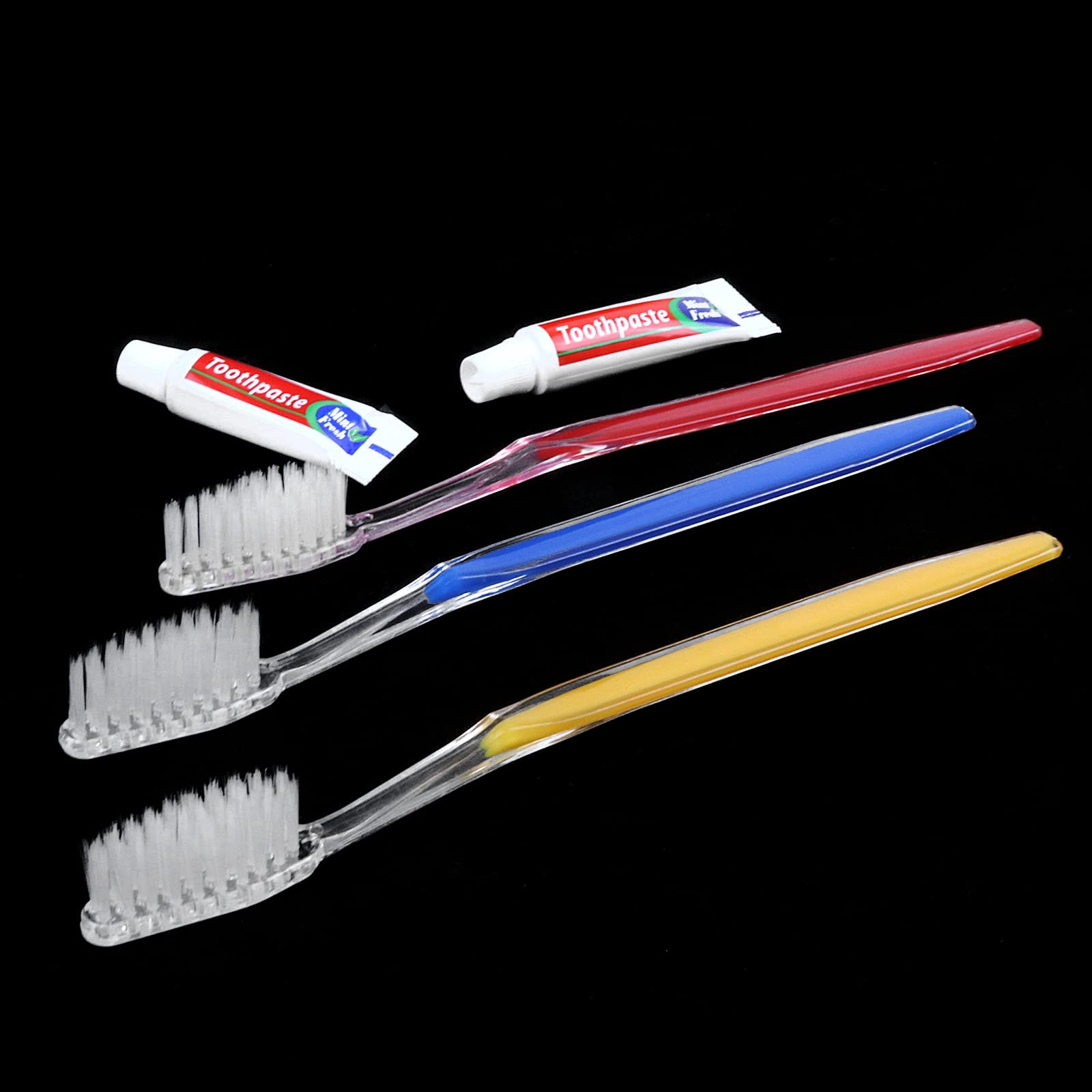 30 Pack Disposable Toothbrushes with Toothpaste - Travel Size, Eco-Friendly, 5 Color Options - Perfect for Camping, Hotels, and On-the-Go Oral Care