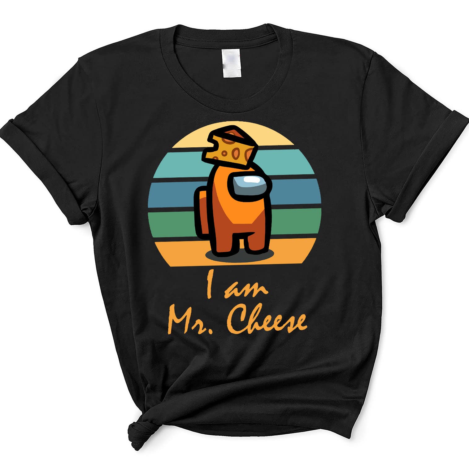 Funny I Am Mr. Cheese Youth T-Shirt - Kids Gaming Gift, Among Us Crewmate Imposter Tee - Multicolor Options for Boys & Girls - Perfect for Cosplay, Birthday Parties & Video Game Lovers