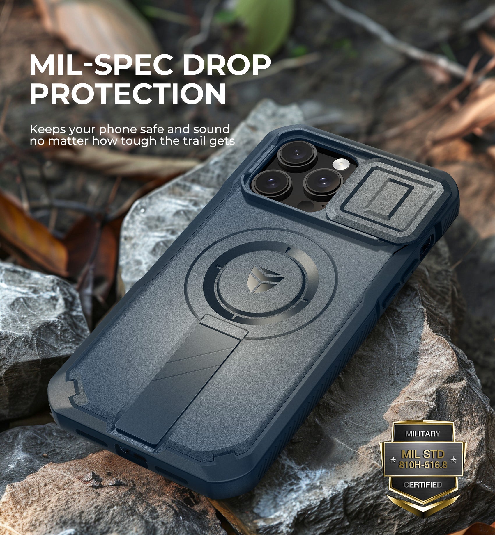Durable iPhone 14 Pro Max Case with Built-In Screen Protector & Slide Camera Cover | 360° Magsafe Compatible Shockproof Rugged Bumper Cover | Perfect for Outdoor Activities, Travel & Daily Protection