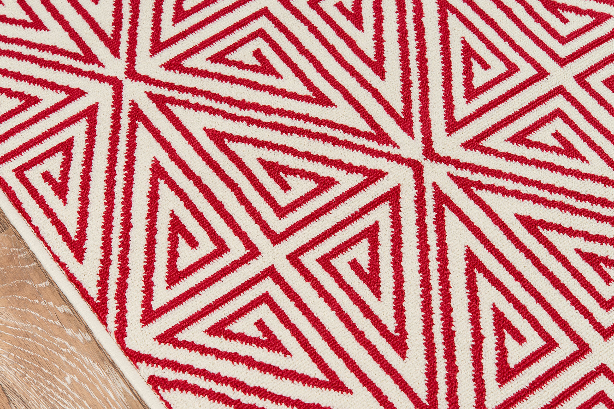 Momeni Baja Collection Contemporary Indoor Outdoor Area Rug - Easy to Clean, UV & Fade Resistant - 2'3