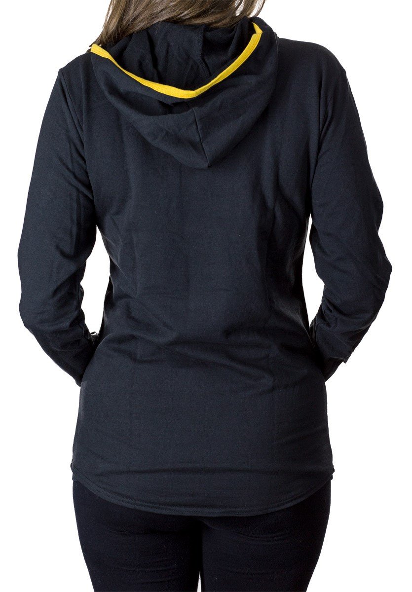 NHL Women's Official Team Logo French Terry Hoodie Tunic - Cozy Pullover Sweatshirt for Game Day, Casual Wear & Lounge Outfits