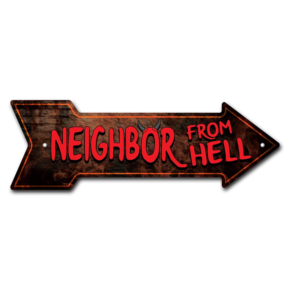MightySkins Peel and Stick Removable Wall Decal - Neighbor from Hell Art Design, 24