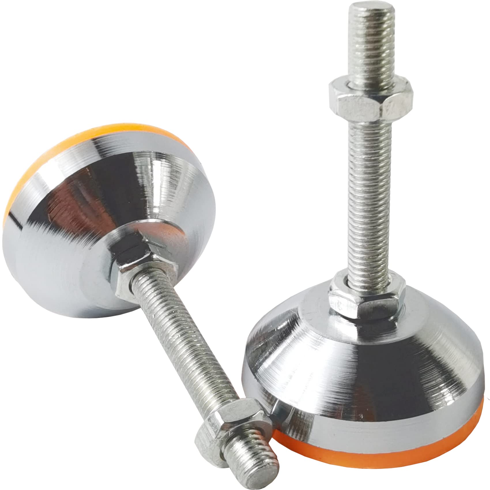 GXXMEI M10xH100 Heavy Duty Adjustable Leveling Feet - Carbon Steel Shockproof Leveler for Scaffolds, Cabinets & Machines - 2.3