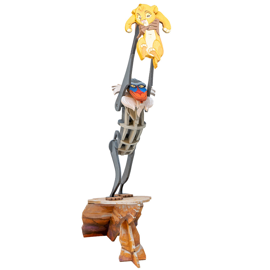 IncrediBuilds: Disney's The Lion King Book and 3D Wood Model Kit - DIY Wooden Puzzle for Kids & Adults, Perfect for Family Bonding and Disney Fans Collection
