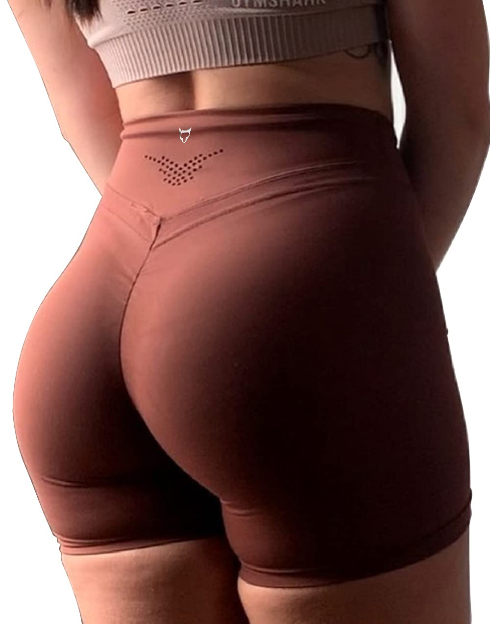 TomTiger High Waist Yoga Shorts for Women - Tummy Control Workout Biker Shorts with Butt Lifting Design | Perfect for Yoga, Gym, Running & Lounge Wear