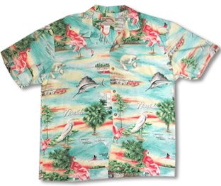 Paradise Found Men's Florida Shirt - Tropical Hawaiian Button Down Shirt for Beach Vacation & Summer Outfits
