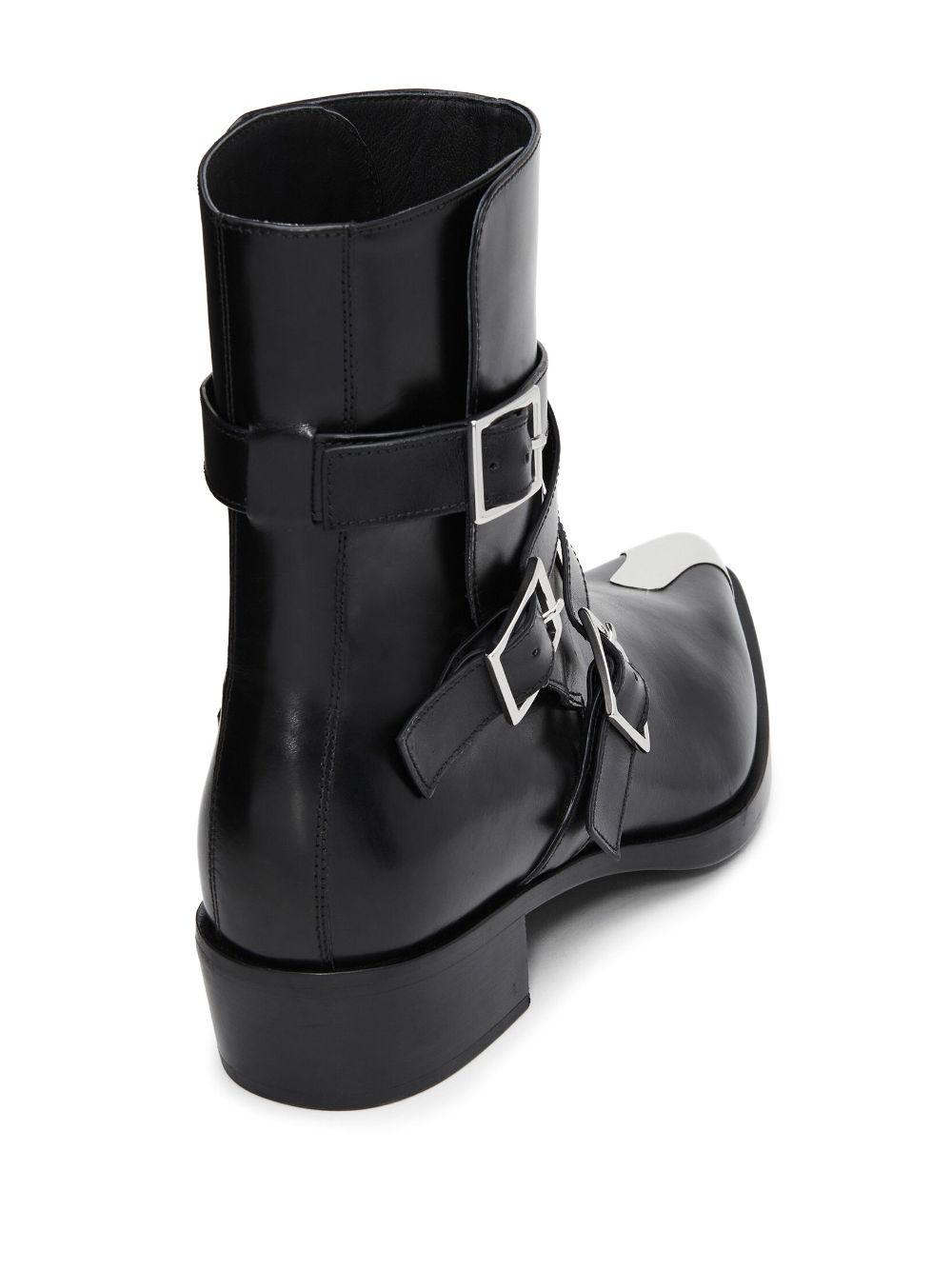Alexander McQueen Black Leather Boots for Women - Stylish & Comfortable Ankle Boots for Casual Wear, Office & Night Out