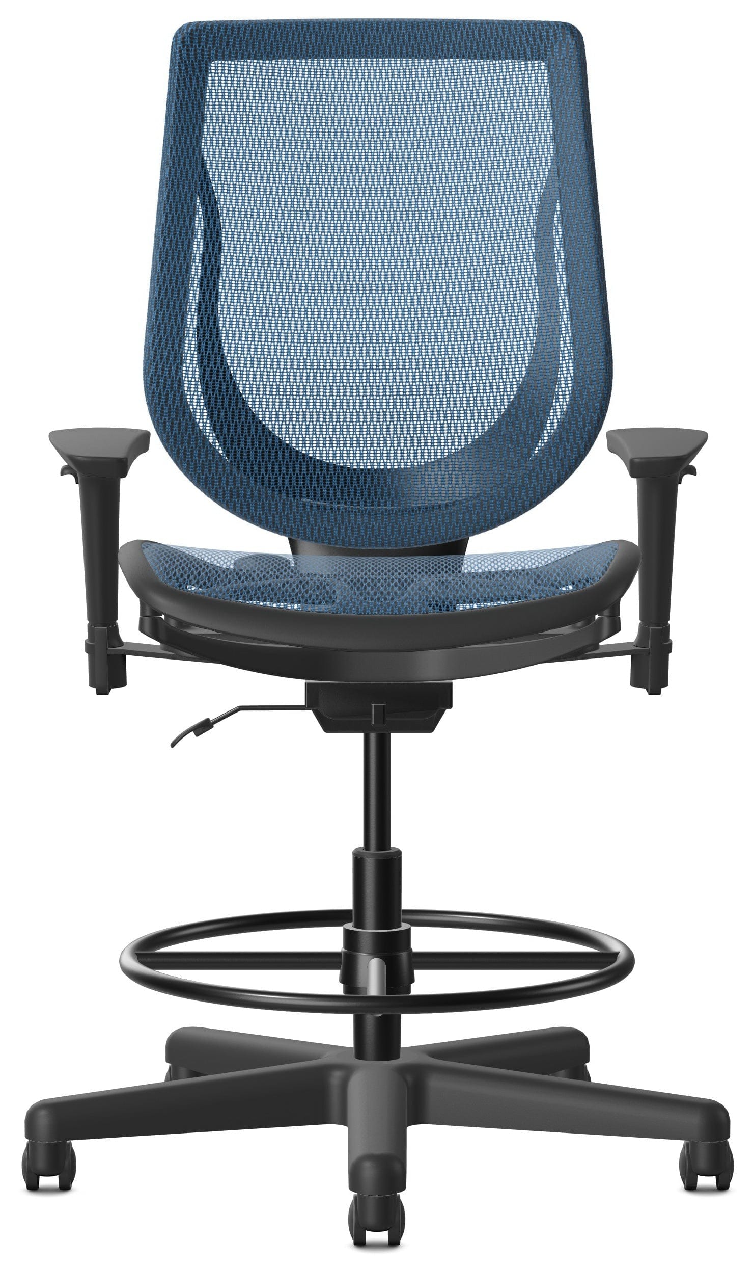 Allseating You Contemporary Drafting Stool [84019] - Adjustable Height Ergonomic Office Chair for Architects & Designers - Perfect for Home Office, Studio & Workspace