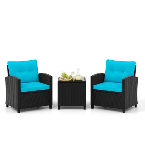 Black-turquoise