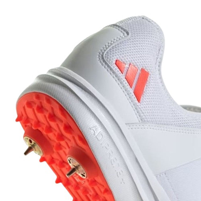 Adidas Howzat Spike Cricket Shoes for Men - Orange | Lightweight & Durable Cricket Footwear for Professional Matches & Training