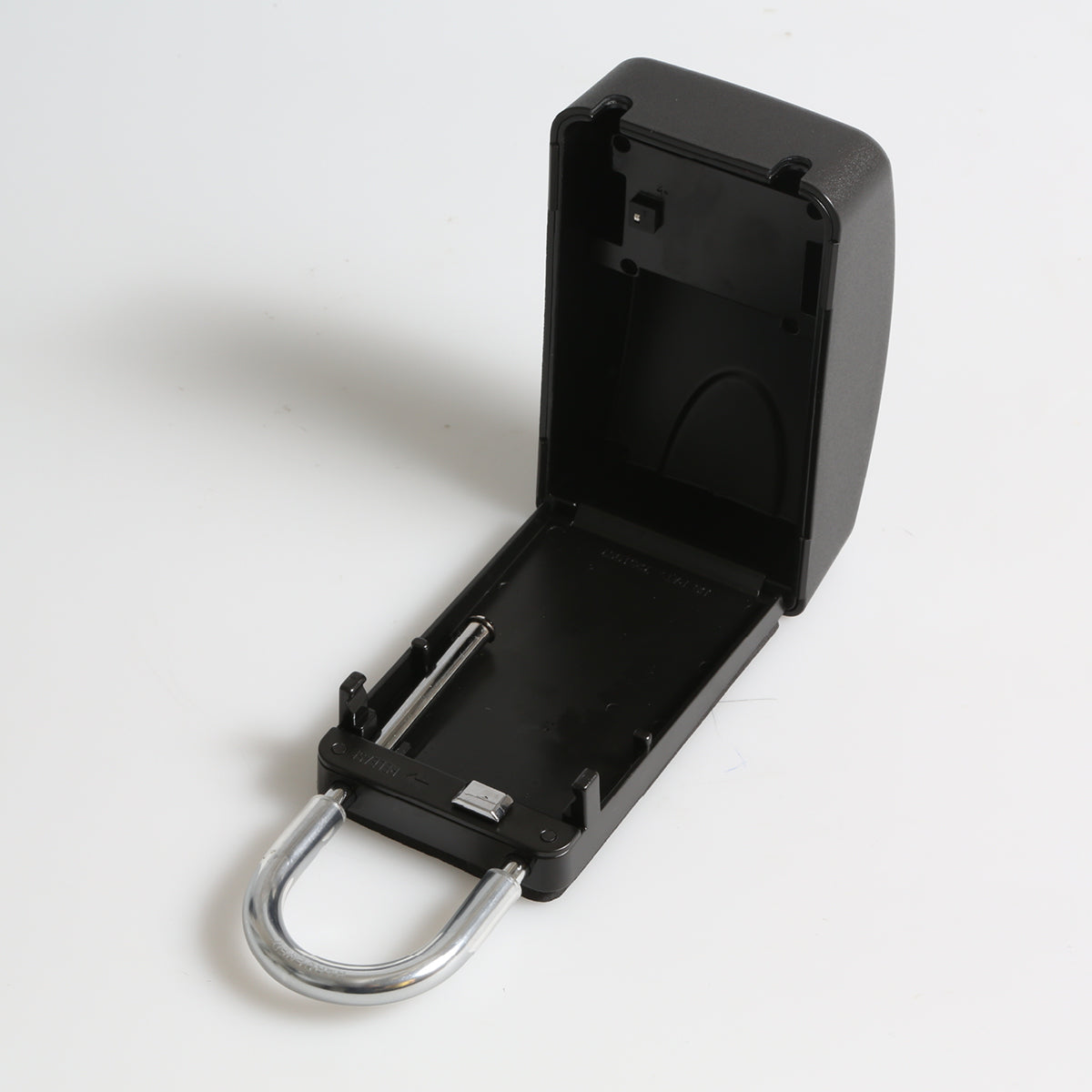 FCS Keylock Key Storage Safe Box - Secure Hidden Wall Mount Key Holder for Home, Office & Outdoor Use - Waterproof & Durable Metal Lockbox for Spare Keys (Black) - Perfect for Vacation Rentals, Airbnb Hosts & Emergency Access