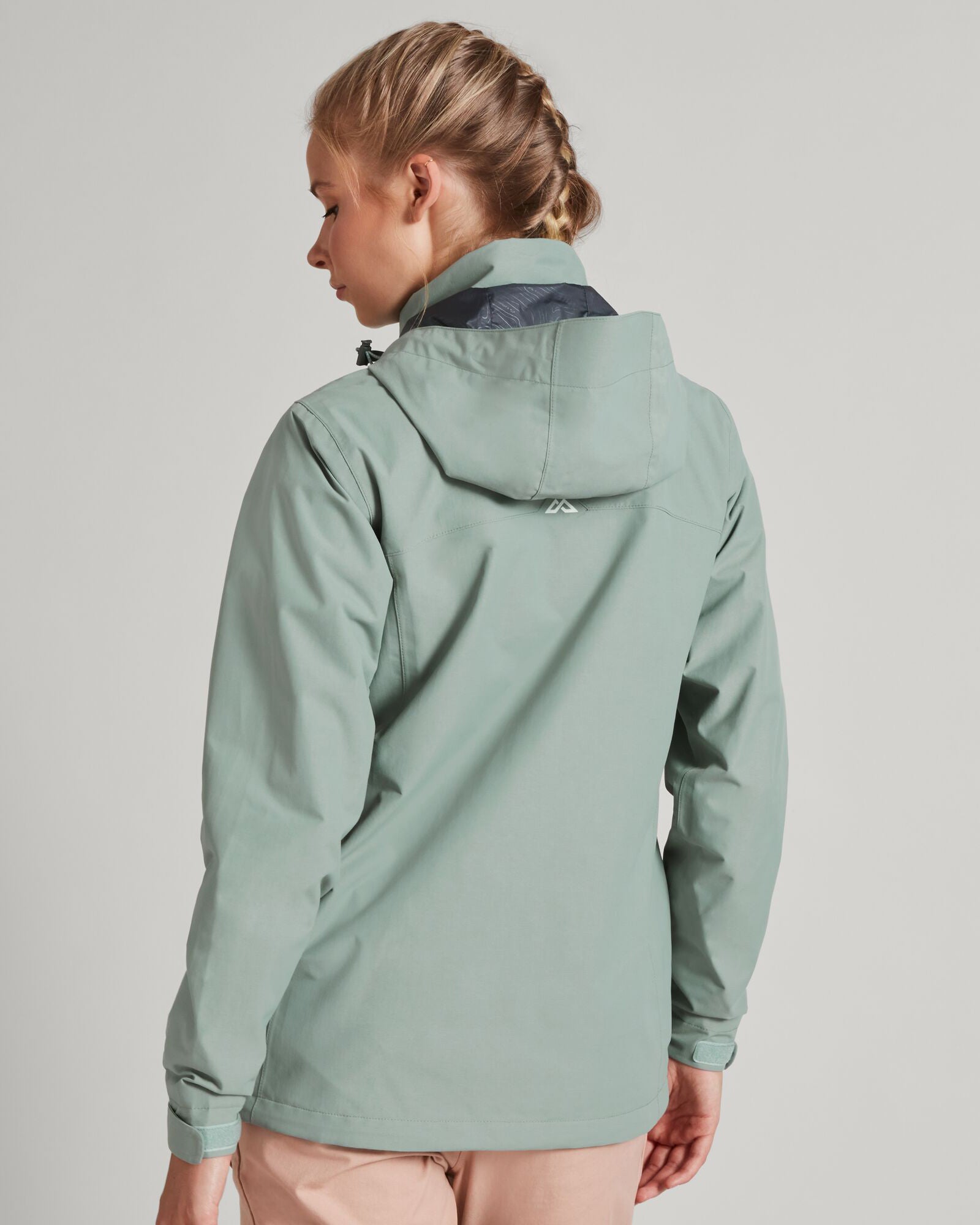 Women's Andulo 2-Layer Waterproof Rain Jacket - Lightweight Windproof Outdoor Coat for Hiking, Camping & Travel | Gum Tree Color