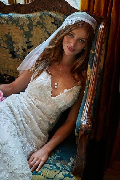 Jenny Yoo Braylin Wedding Gown - Elegant A-Line Bridal Dress with Lace Details | Perfect for Church Ceremonies & Beach Weddings