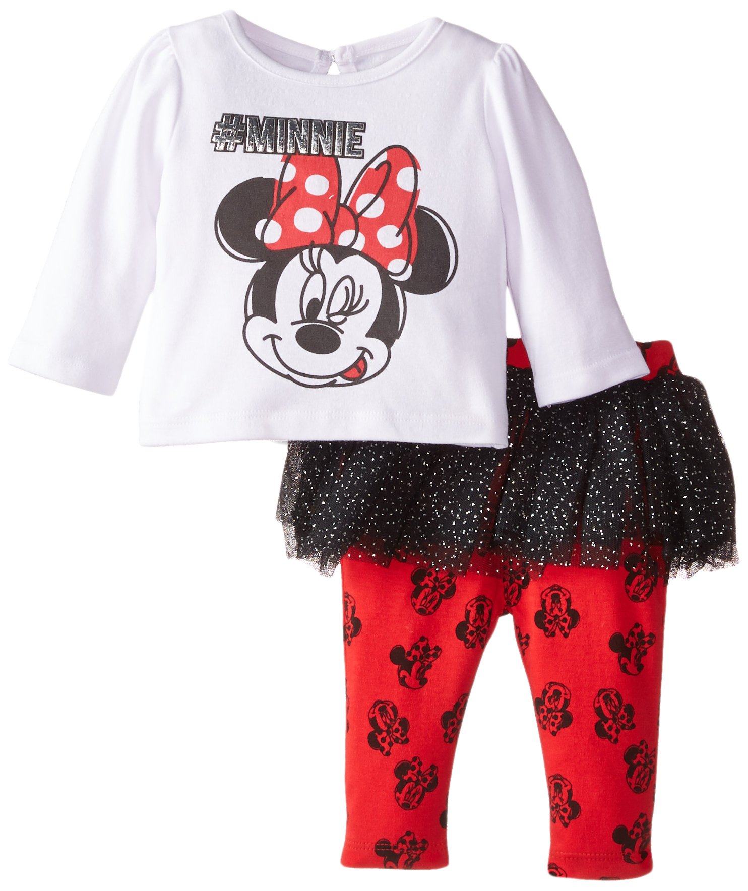 Disney Minnie 2-Piece Skegging Set for Baby Girls - Playtime & Outings