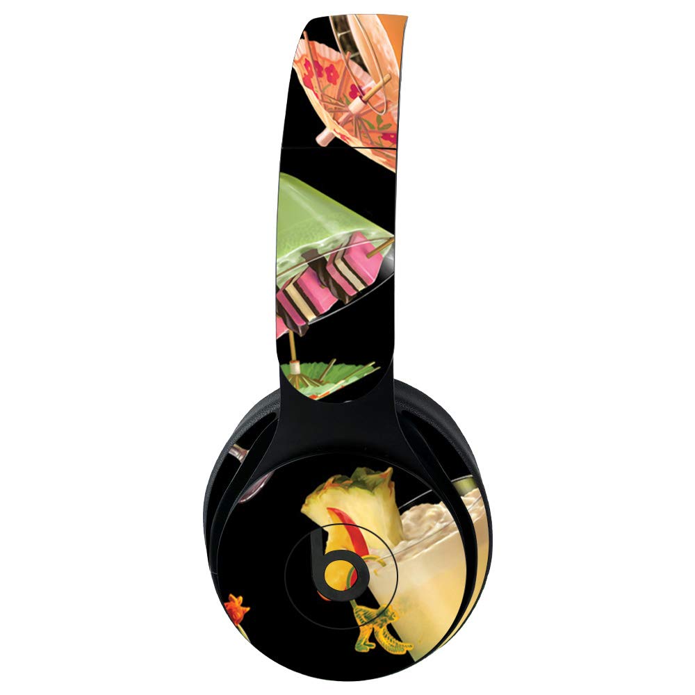MightySkins Vinyl Decal Wrap Cover for Beats Solo Pro Wireless Headphones - Cocktail Therapy Design | Protective & Durable Skin | Easy to Apply, Remove & Change Styles | Made in USA | Perfect for Travel, Gym & Daily Use