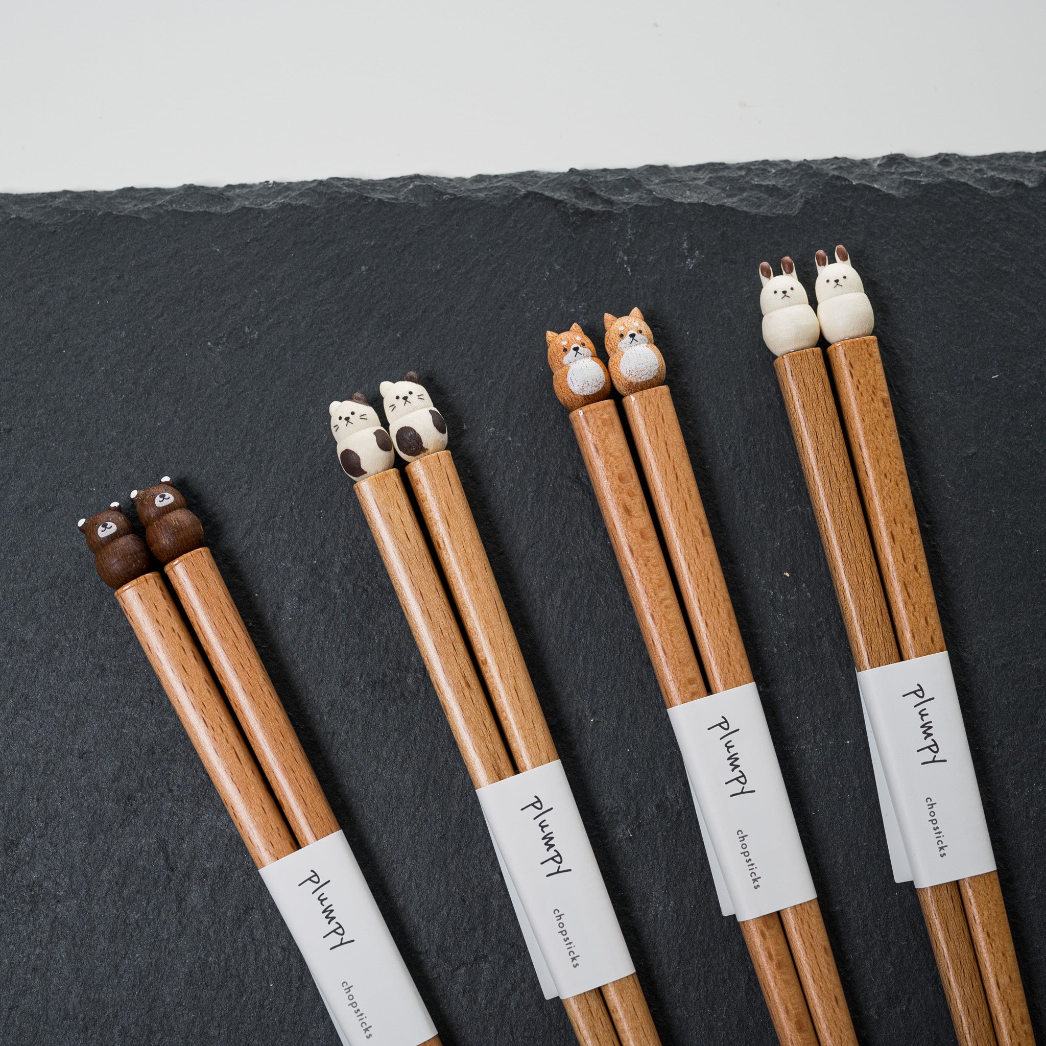 Handmade Animal-Themed Single Pair Chopsticks - 22.5cm (4 Design Options) - Perfect for Asian Cuisine, Sushi Nights & Home Dining