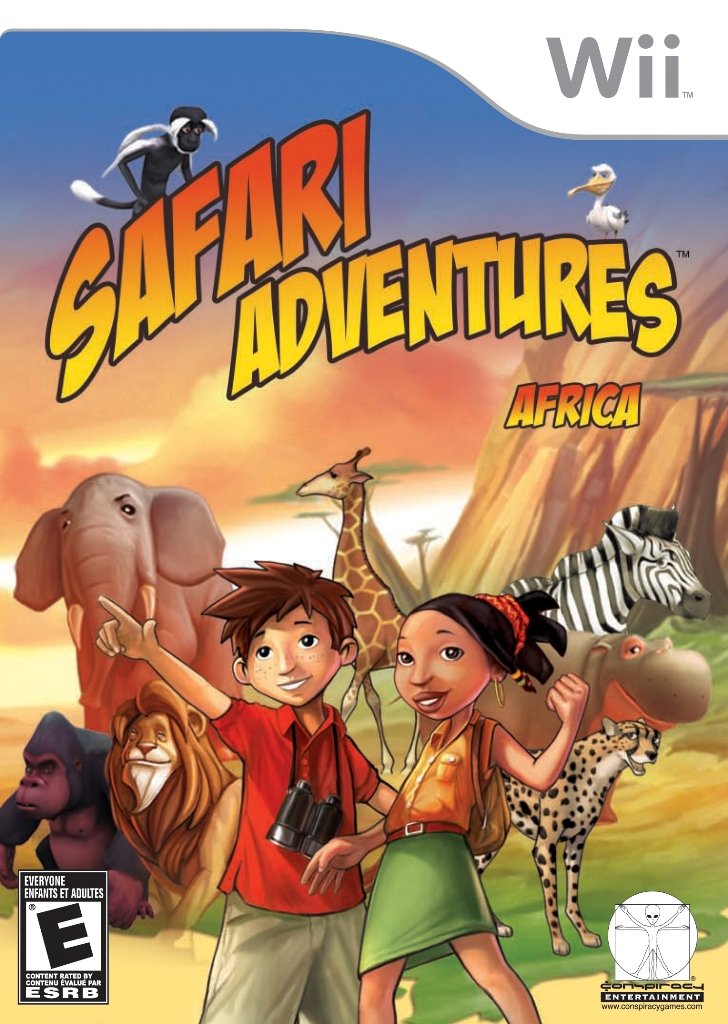 Safari Adventures Africa - Nintendo Wii Game - Explore the Wild with Family & Friends