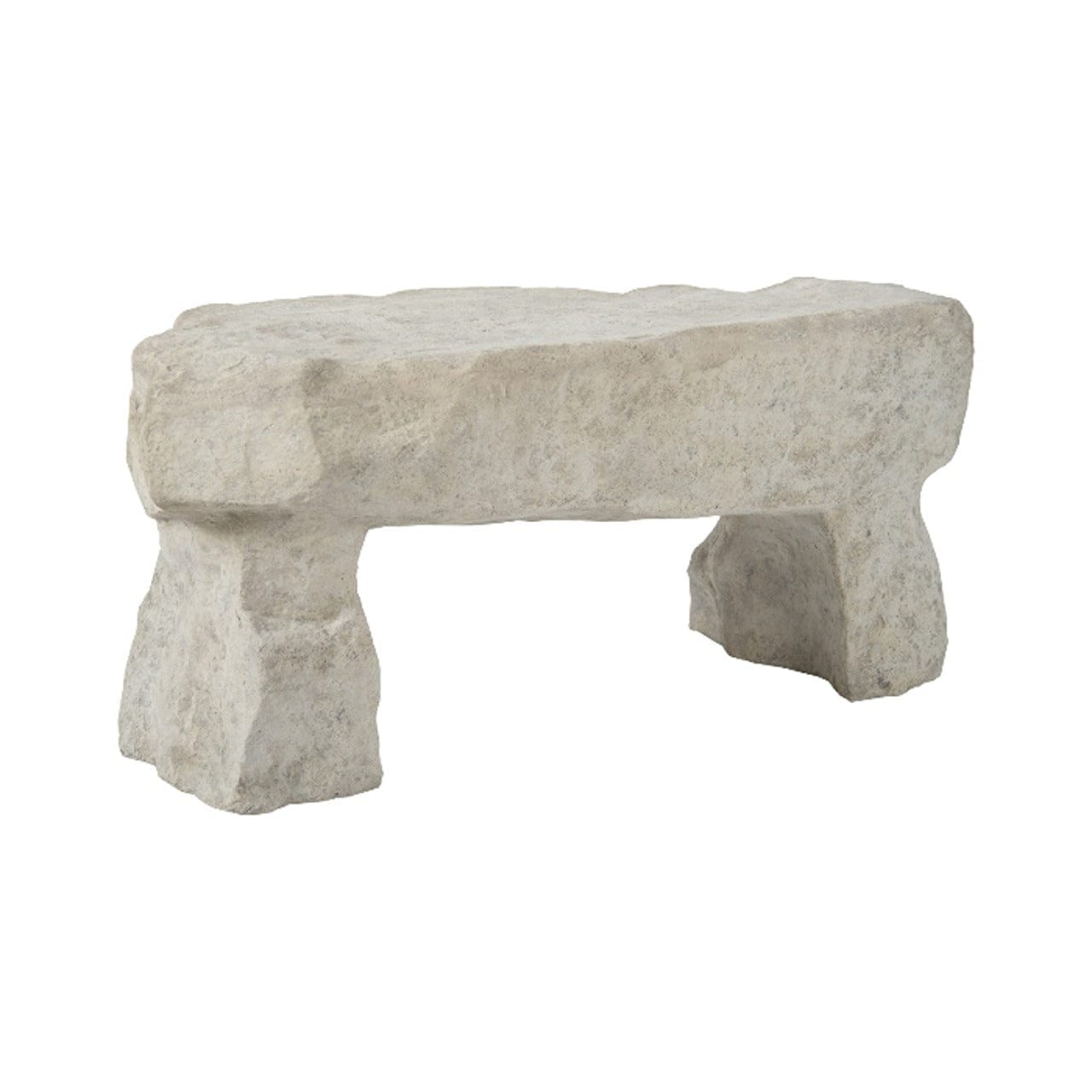Cast Stone Outdoor Bench - Durable & Weather-Resistant Garden Seating for Patio, Lawn, and Backyard Relaxation