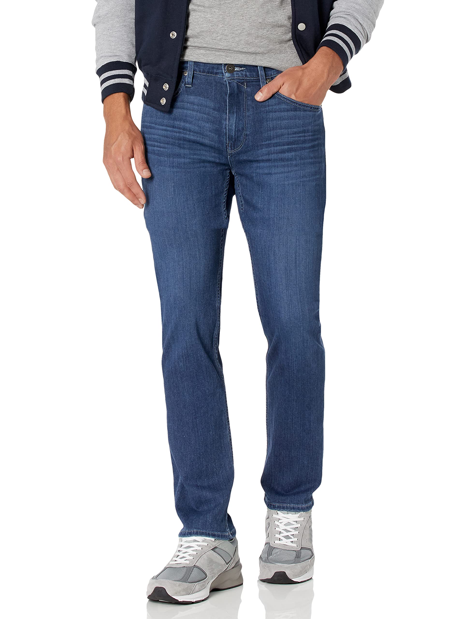 PAIGE Men's Federal Birch Jeans - Slim Fit Stretch Denim Pants for Casual Wear | Office, Dating & Weekend Outfits