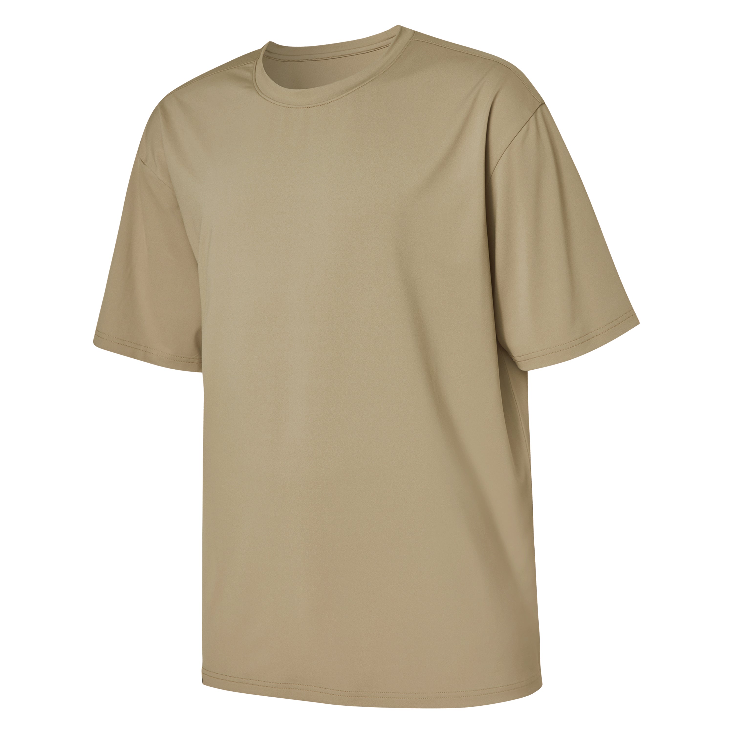 Men's Ice Feather Slim Fit Short Sleeve T-Shirt - Lightweight & Breathable Summer Casual Wear for Outdoor Activities
