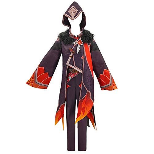 Fatui Pyro Agent Cosplay Costume Set - Official Genshin Impact Game Character Outfit for Halloween, Anime Conventions & Cosplay Events