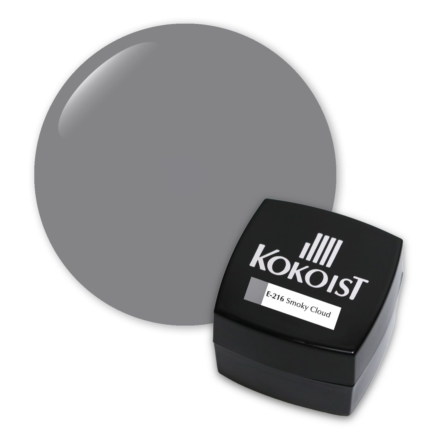 Kokoist E 216 Smoky Cloud Gel Polish - Premium Long-Lasting Nail Polish for Salon & Home Manicures - Perfect for Special Occasions & Everyday Wear