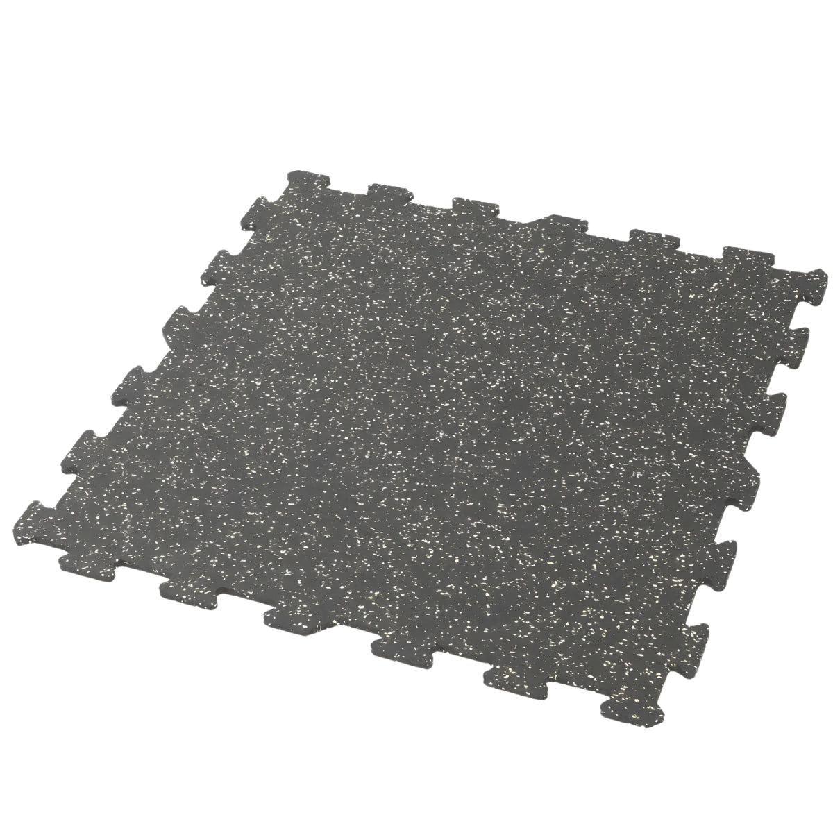 Gronk Fitness 2x2 8MM Interlocking Rubber Floor Tiles - Durable Gym Flooring for Home & Commercial Workout Areas