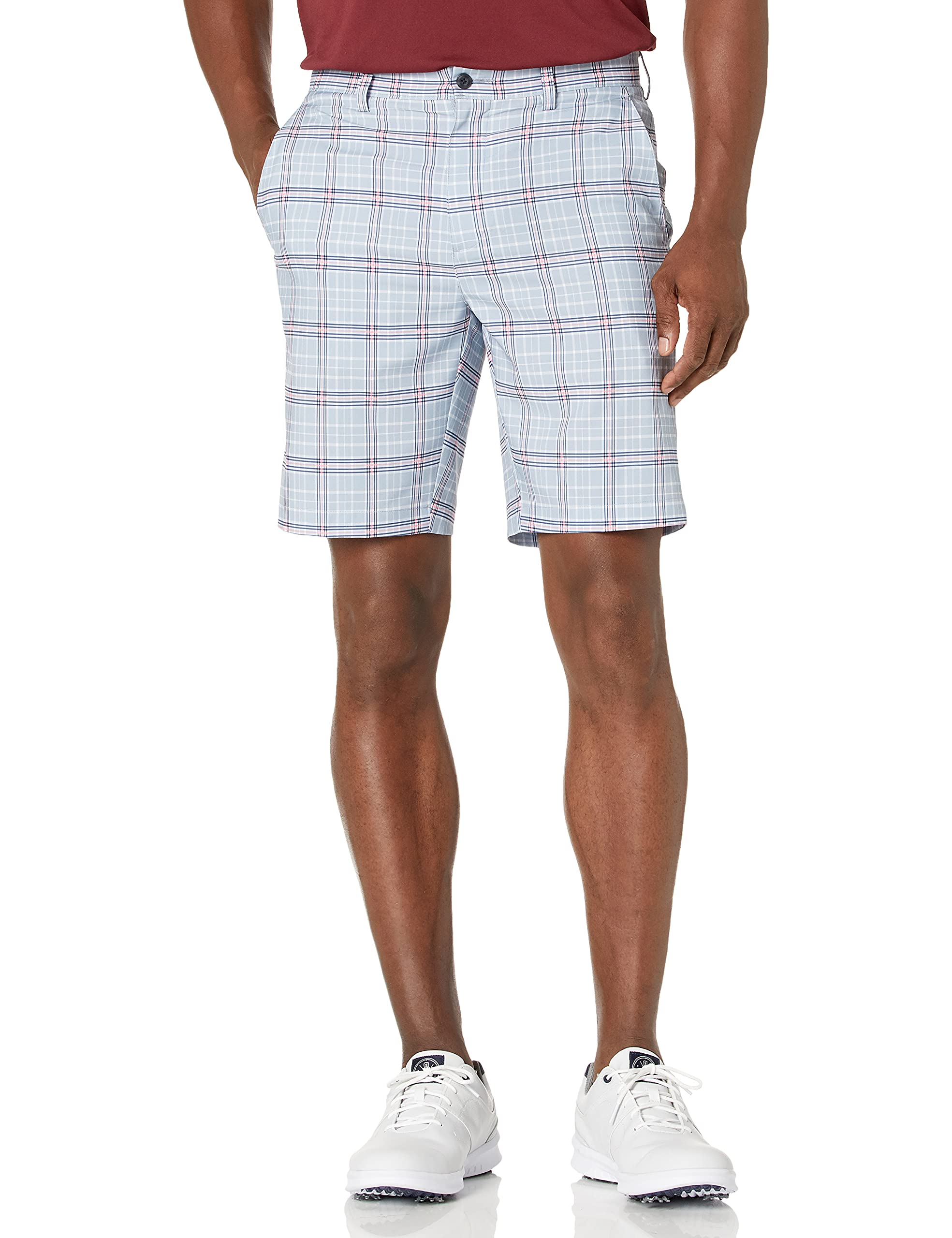 PGA TOUR Men's Plaid Golf Shorts - Comfortable & Stylish for Golfing, Casual Wear & Outdoor Activities