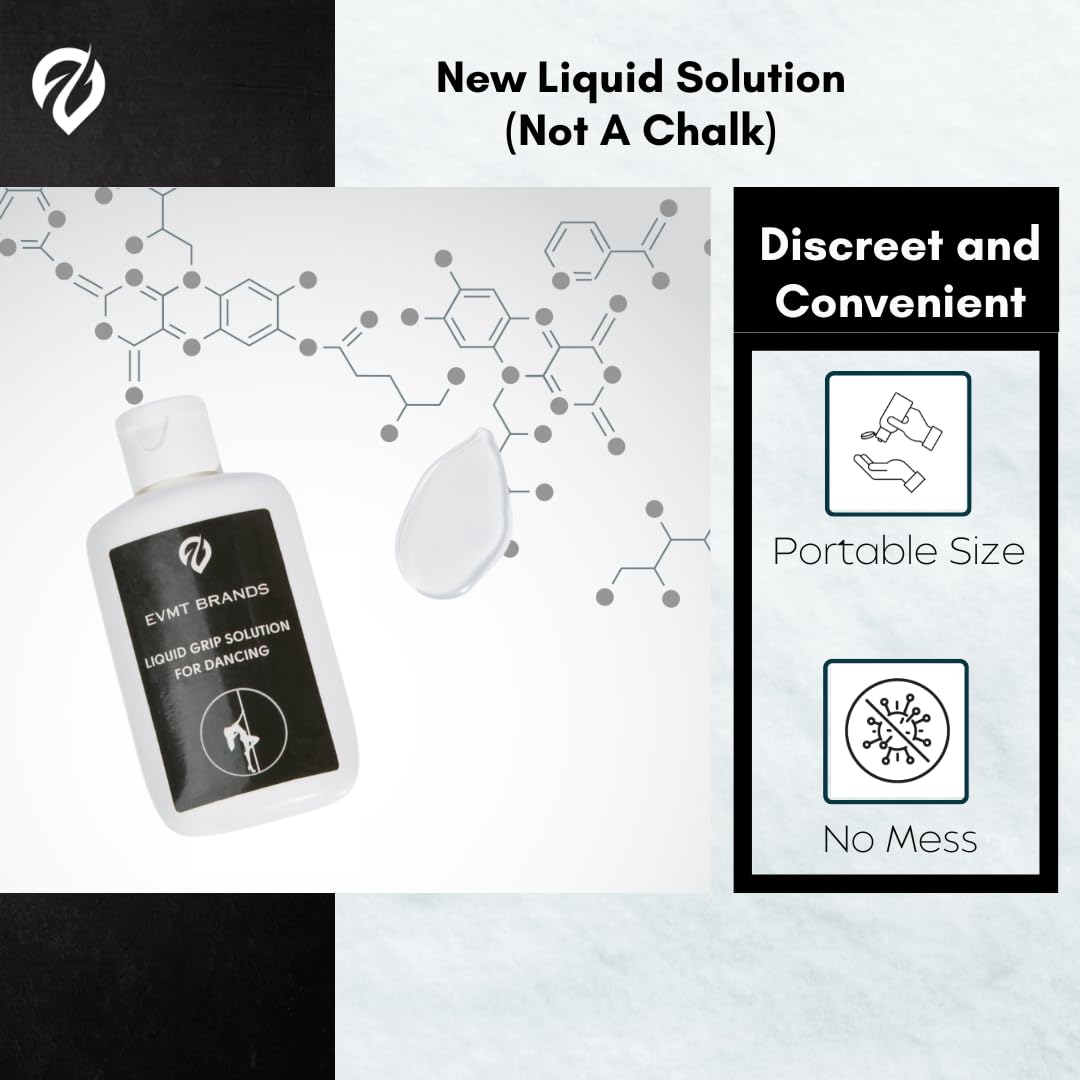 **Liquid Chalk for Weightlifting & Rock Climbing - Sweat-Resistant, Long-Lasting Grip Enhancer for Gym, Gymnastics & Dance - Perfect for Intense Workouts & Performance Training**    *(Package May Vary)*