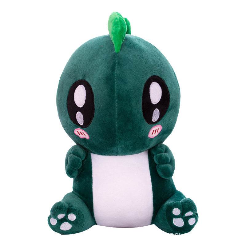 Cute Green Stuffed Dinosaur Plush Toy - Soft & Huggable Kawaii Dino Pillow for Kids Room Decor, Birthday Gifts & Anime Lovers
