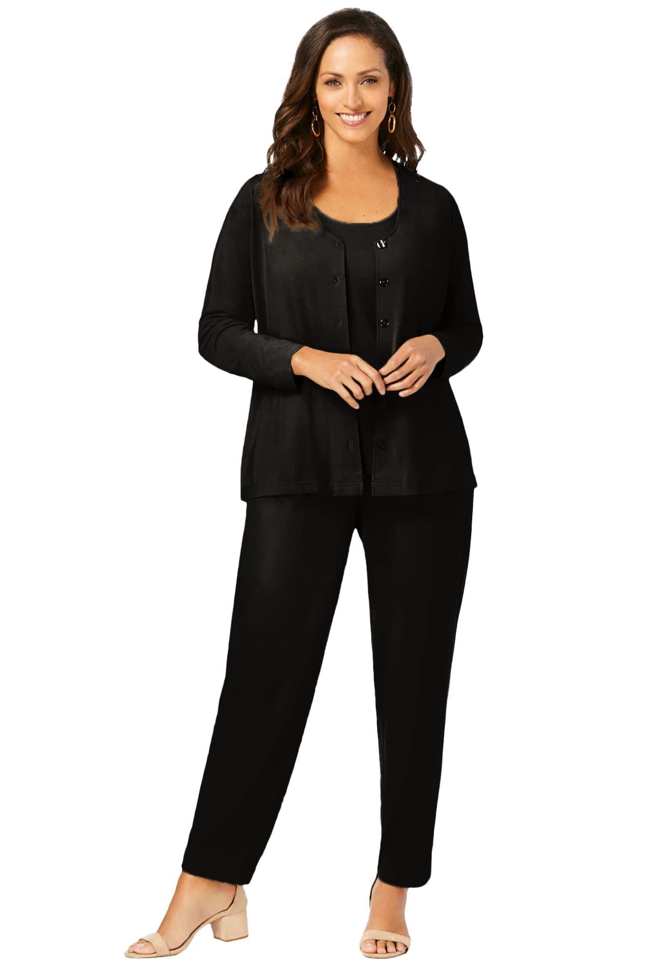 Jessica London Plus Size 4-Piece Wardrobe Set for Women | Office & Casual Wear