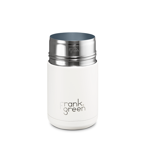 Eco-Friendly Ceramic Reusable Coffee Cup with Lid - 10oz (295ml) - Perfect for Home, Office & Travel Use