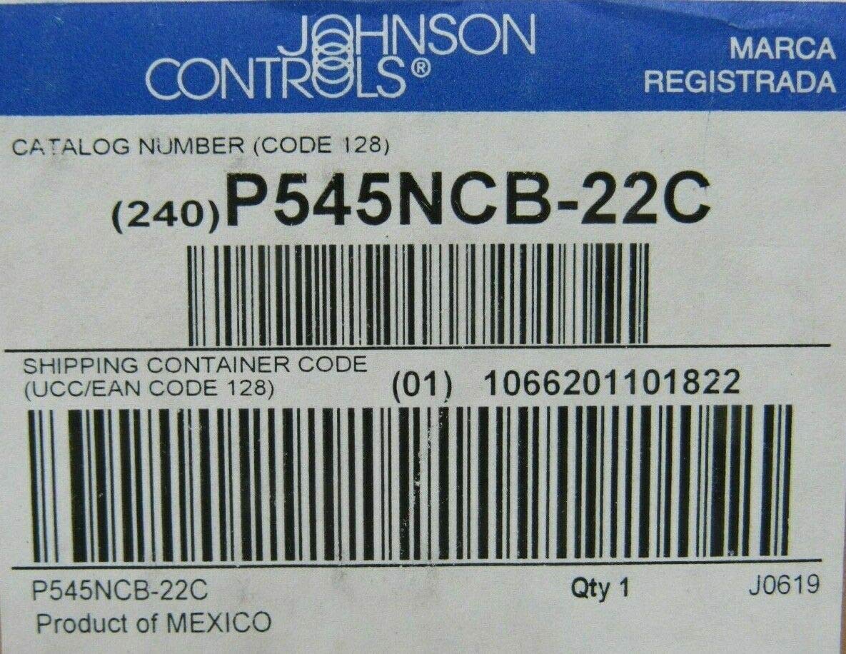 Johnson Controls P545NCB-22C Electronic Lube Oil Pressure Control Valve - 15 PSI for HVAC Systems, Industrial Machinery & Automotive Applications