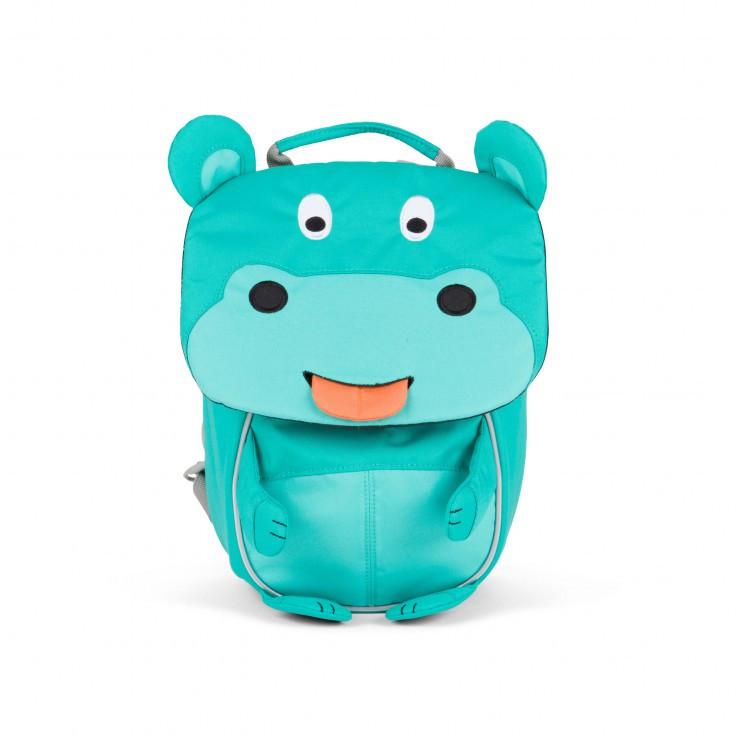 Affenzahn Small Nora Hippo Backpack for Kids - Lightweight & Durable School Bag for Boys & Girls - Perfect for Preschool, Daycare & Outdoor Adventures