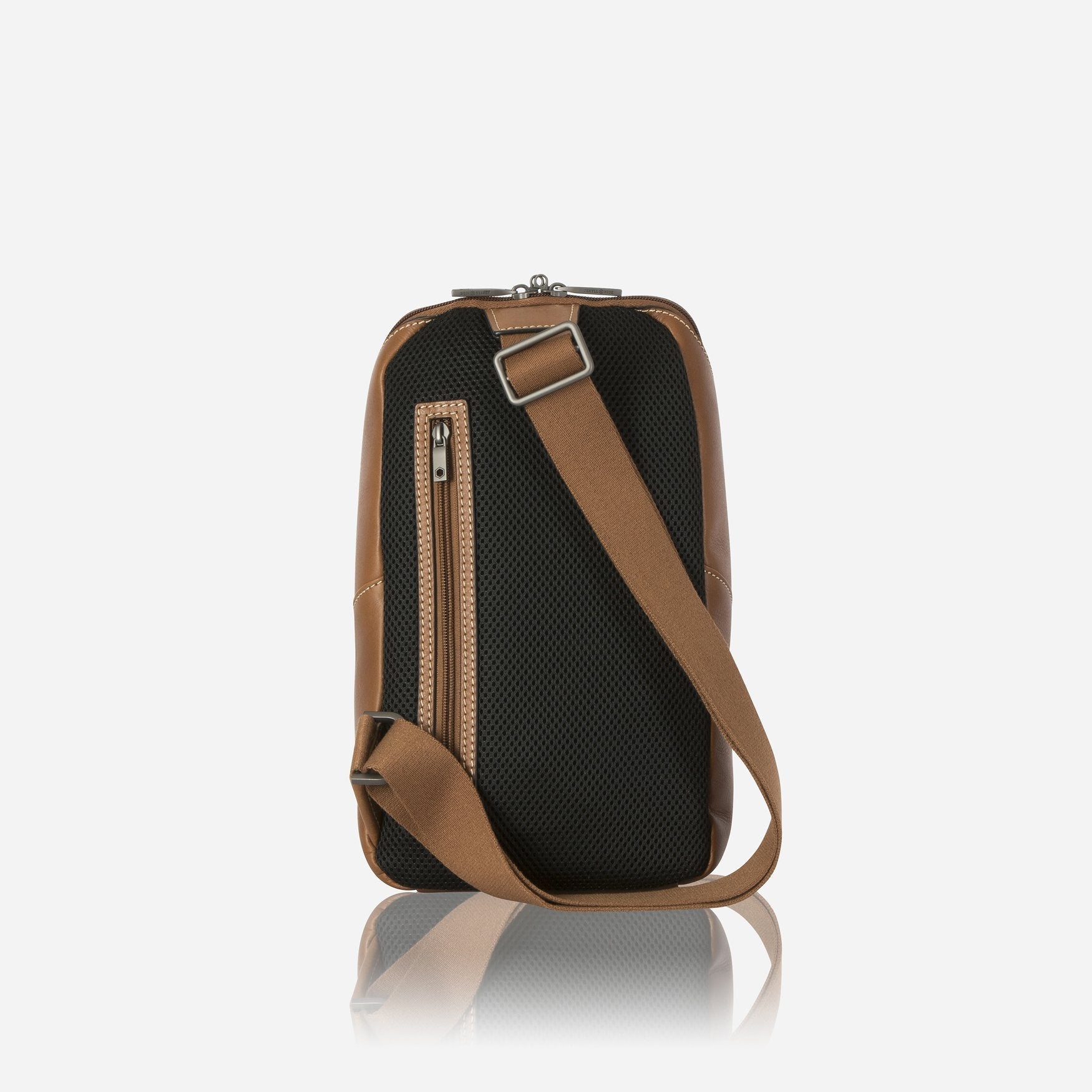 Jekyll & Hide Montana Single Strap Backpack for Men - Durable Leather Sling Bag with Adjustable Strap - Perfect for Travel, Hiking & Everyday Use