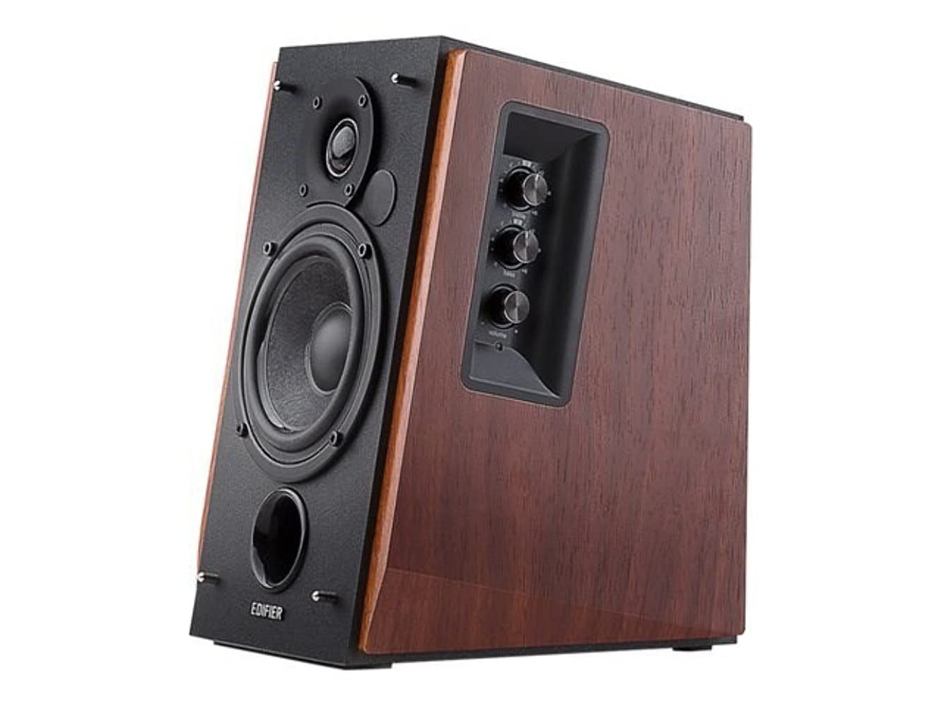 Edifier 66W RMS 2.0 Powered Bluetooth Bookshelf Speakers - Active Amplified Wooden Home Audio System for Living Room, Bedroom & Office Music Listening
