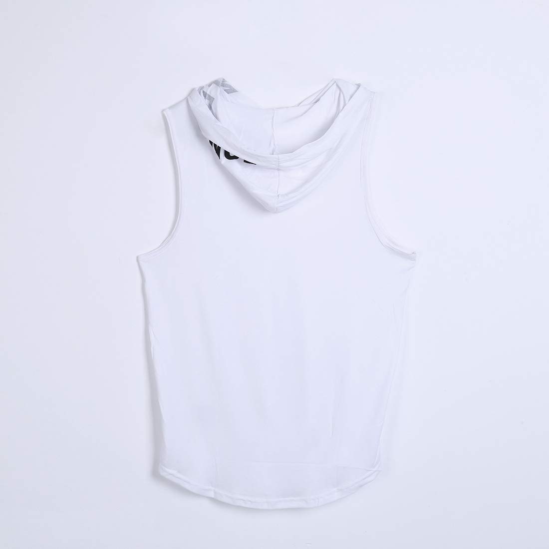 Men's Sleeveless Hoodie Stringer - Breathable Workout Tank Top for Gym & Bodybuilding - S to XXXL - Perfect for Weightlifting, Running & Summer Training