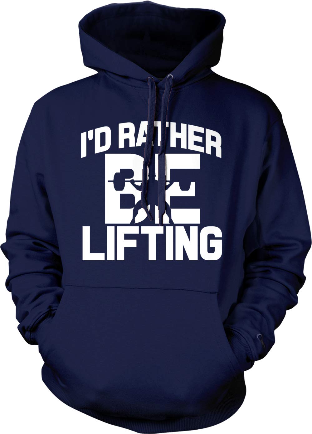 Tcombo Gym Hoodie - 'I'd Rather Be Lifting' Workout Sweatshirt for Men & Women | Comfortable Fitness Apparel for Gym, Running & Casual Wear